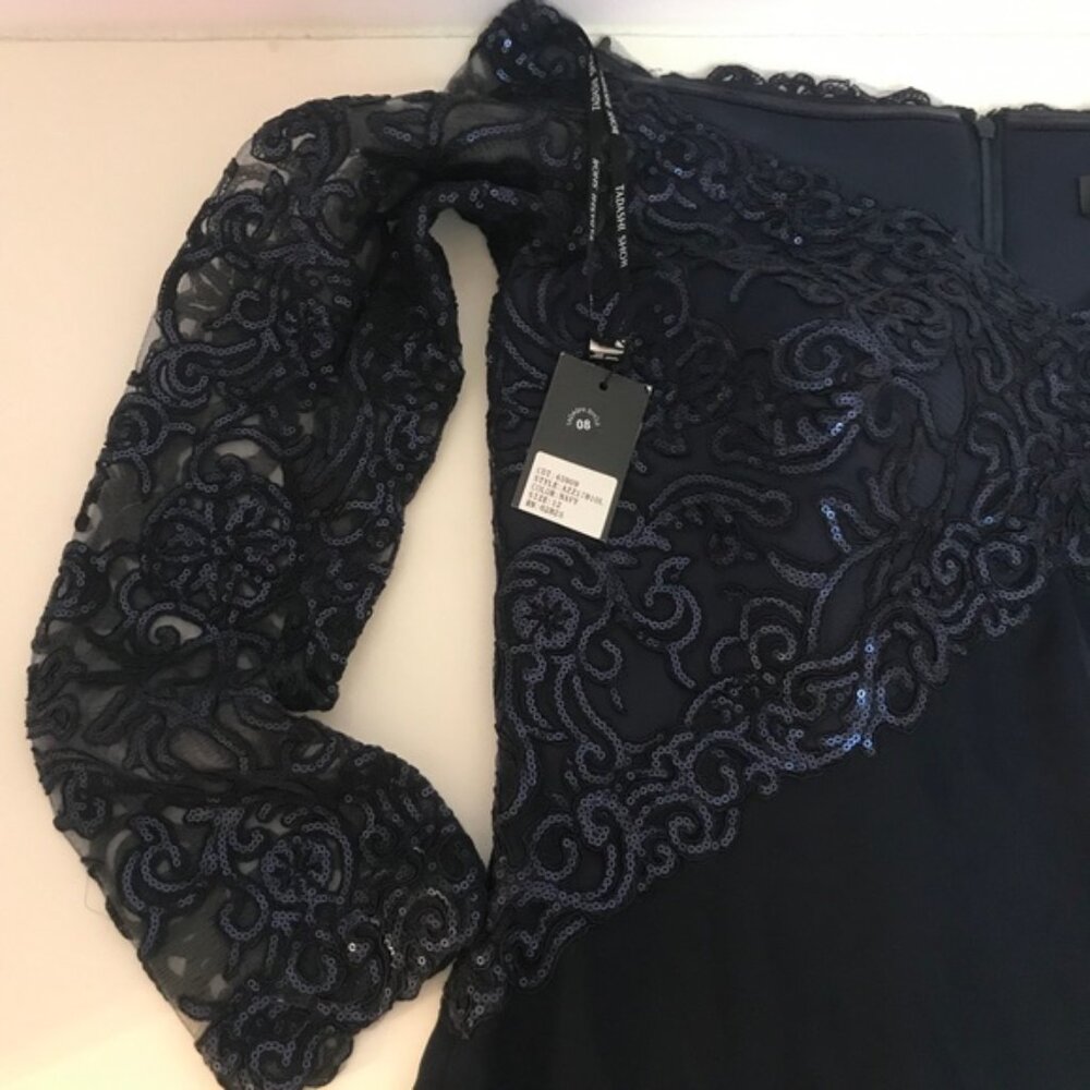 TADASHI SHOJI Lace Special Occasion Dress - Picture 8 of 9